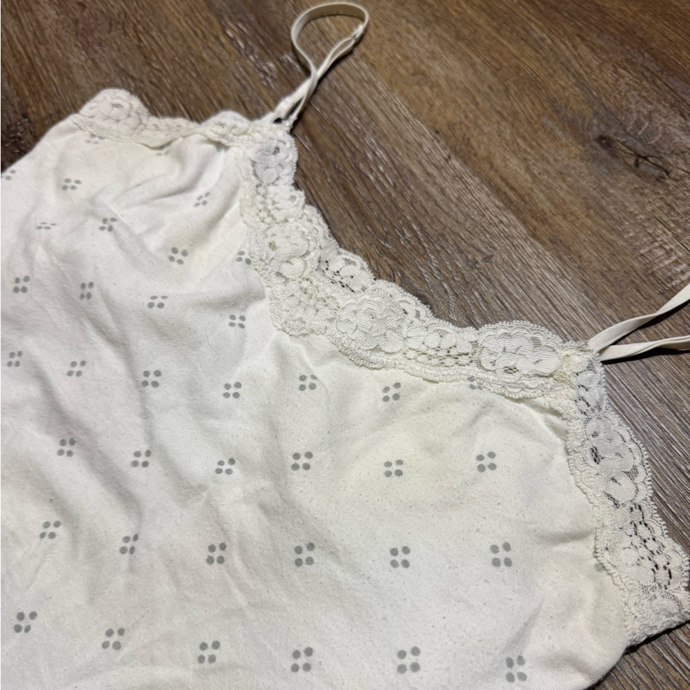 Y2K Women’s Laced Aeropostale Flower Tank Top‎ - Picture 3 of 7